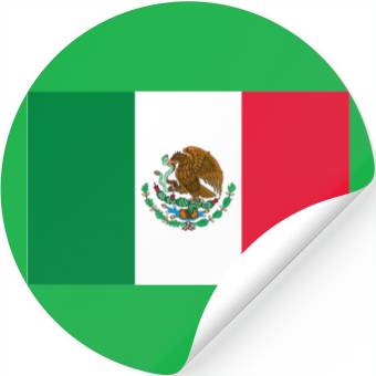 Discover Mexican Flag Stickers