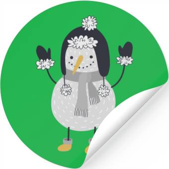 Discover snowman Stickers
