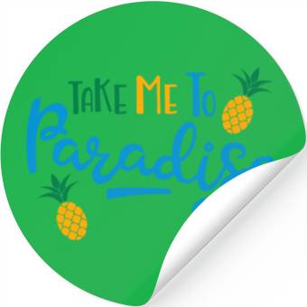 Discover paradise Stickers