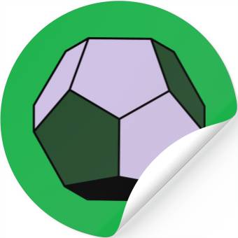 Discover platonic solid Stickers