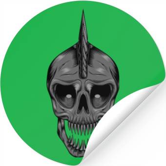Discover punk skull Stickers