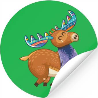 Discover moose Stickers