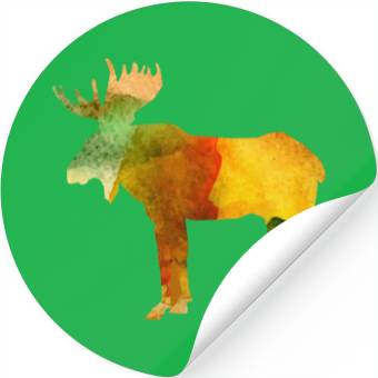Discover moose Stickers