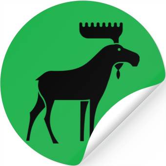 Discover moose Stickers