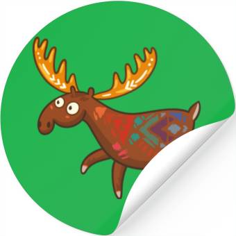 Discover moose Stickers