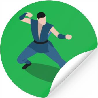 Discover karate Stickers