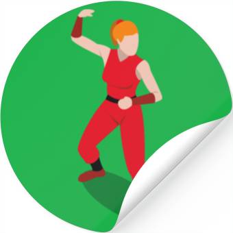 Discover karate Stickers