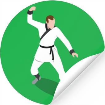 Discover karate Stickers