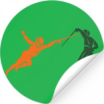 Discover fencing Stickers