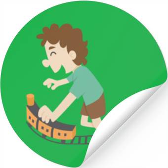 Discover toy train Stickers
