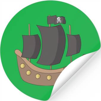 Discover pirate Stickers