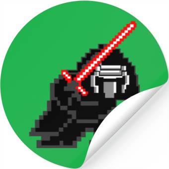 Discover 8-bit Kylo Ren Stickers