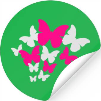 Discover Butterflies Swarm Stickers