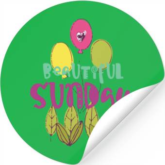 Discover Beautiful Sunday Stickers