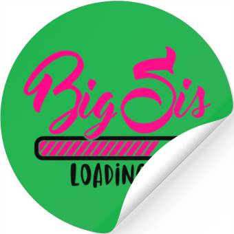 Discover Big Sis loading - Big Sister loading - Pregnancy Stickers