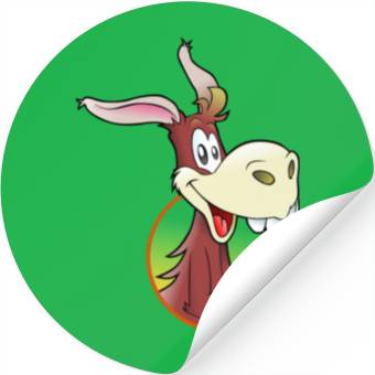 Discover donkey mule esel18 Stickers