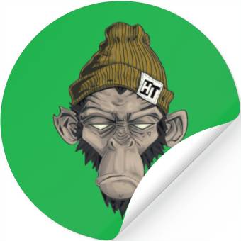 Discover Zombie Monkey Stickers