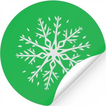 Discover Snowflake vectorstock 6725226 Stickers