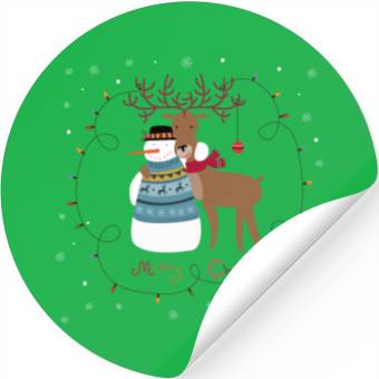 Discover Snowman Stickers