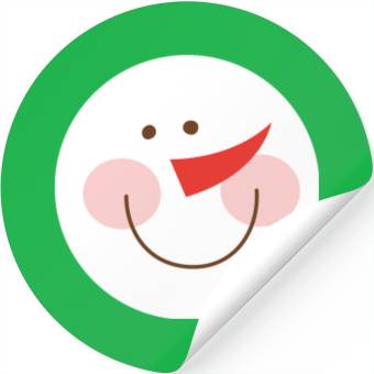 Discover Snowman Stickers