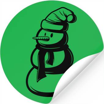 Discover Snowman Stickers