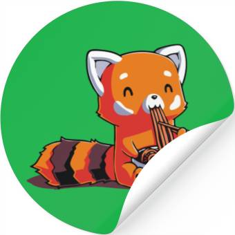 Discover Red Panda Express Stickers