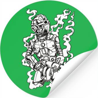 Discover Robot Soldier Stickers
