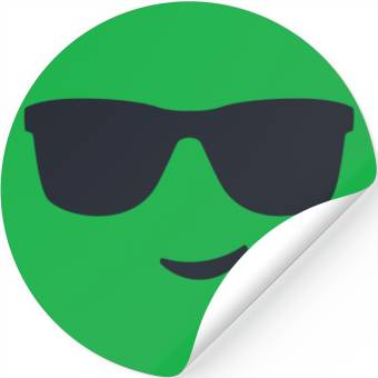 Discover Smiley Face 3 Stickers