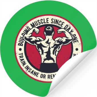 Discover Building Muscle Stickers