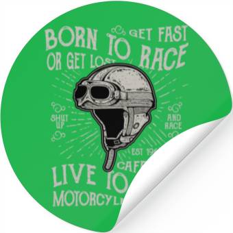 Discover Born to Race Stickers