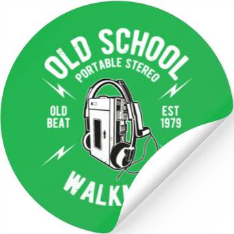 Discover Old School Walkman Stickers
