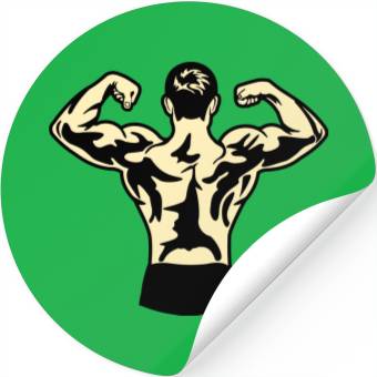 Discover Building Muscle Stickers