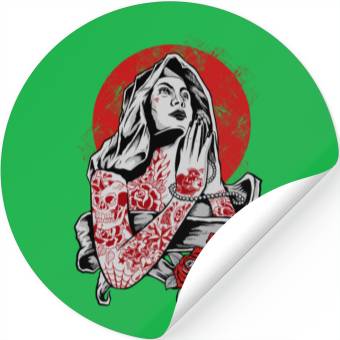 Discover Virgin Mary Tattoo Stickers