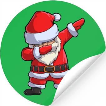 Discover Dabbing santa claus Stickers