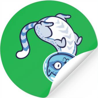 Discover Space cat Stickers