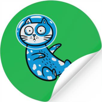 Discover Space cat Stickers