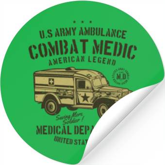 Discover US army ambulance Stickers