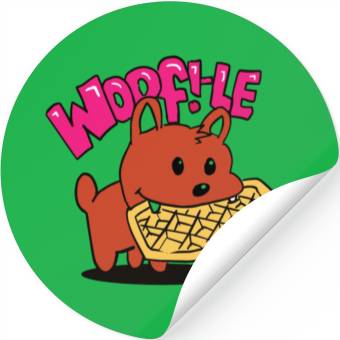 Discover waffle dog Stickers