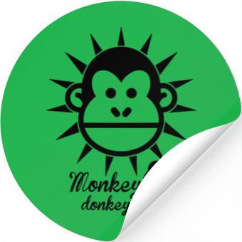 Discover Monkey Donkey Muscular Stickers