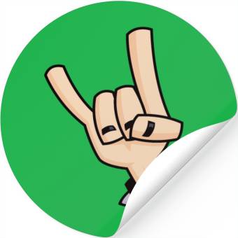 Discover Devil Horns Stickers