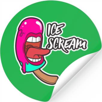 Discover ice scream Stickers