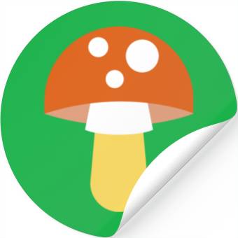 Discover Mushroom Stickers