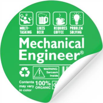 Discover Mechanic Engineer Stickers