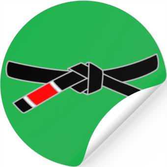 Discover BJJ black belt Stickers