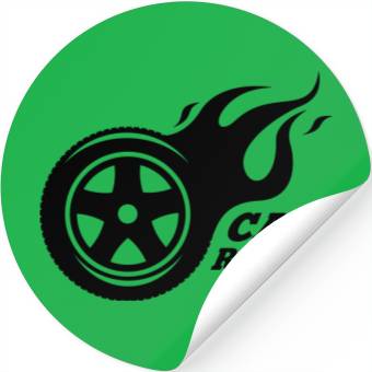 Discover Car race logo Stickers