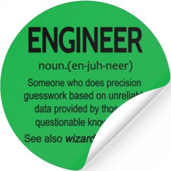 Discover engineer Stickers