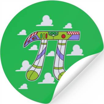 Discover pi day Stickers