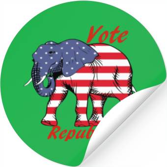 Discover Vote Republican Stickers