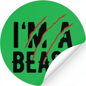 Discover I'm a beast Stickers