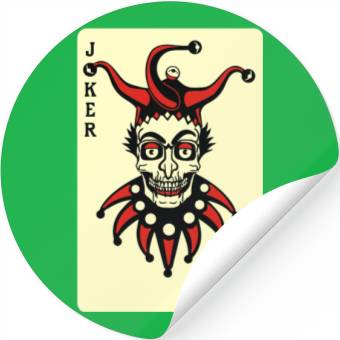 Discover Joker Card Stickers